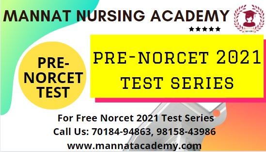 Free Pre-NORCET 2021 test series, Free Pre-NORCET 2021 Test Series